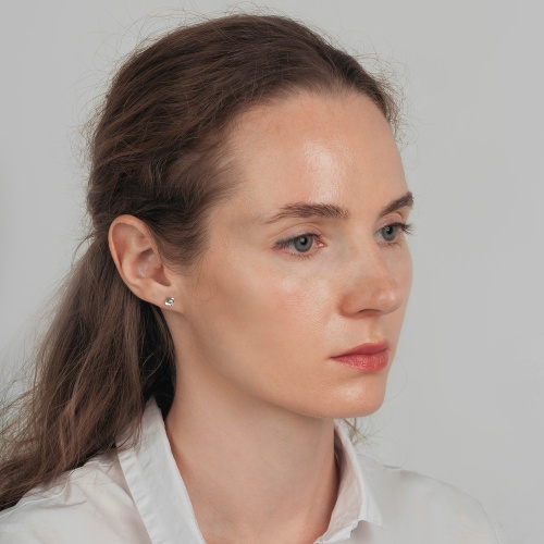 Пусеты Fiore Luna Cristal, SWE0127/1 C G фото 2